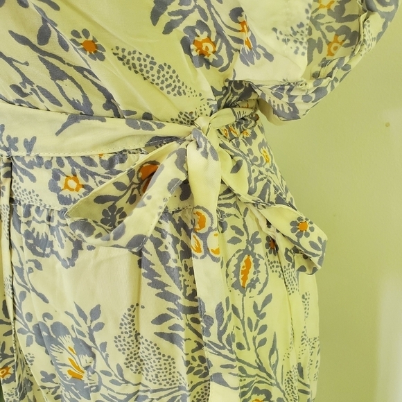 Olivaceous Floral Paisley True Wrap Maxi Dress - Picture 4 of 11